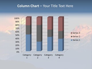 Sunset Alpenglow Pelling PowerPoint Template