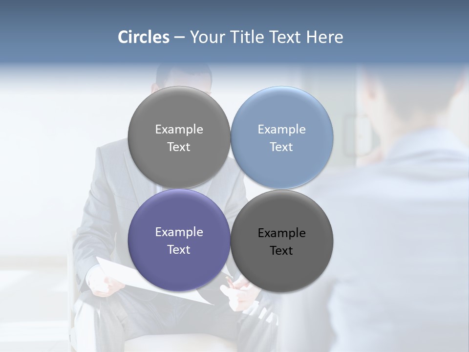 Office Happiness Businessteam PowerPoint Template