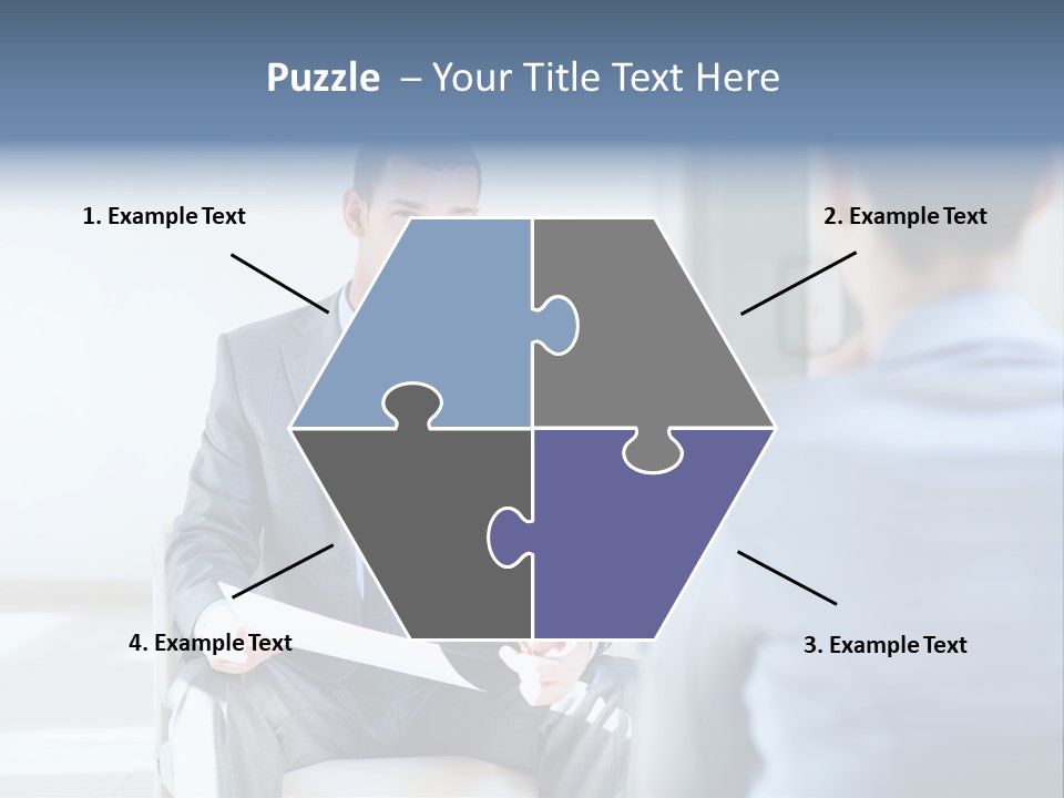 Office Happiness Businessteam PowerPoint Template