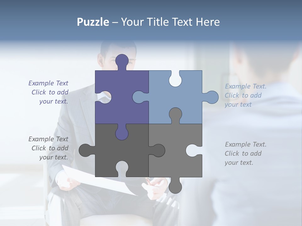 Office Happiness Businessteam PowerPoint Template