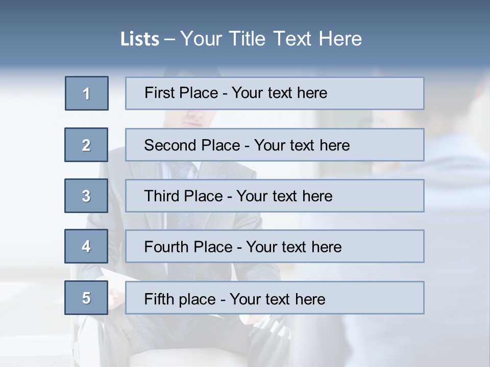 Office Happiness Businessteam PowerPoint Template