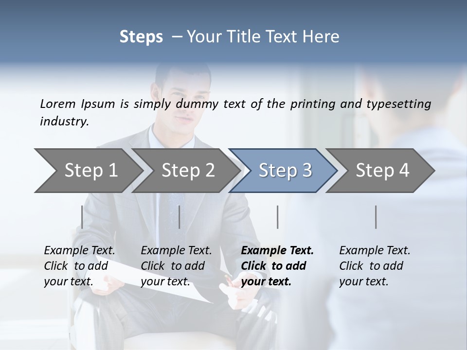 Office Happiness Businessteam PowerPoint Template