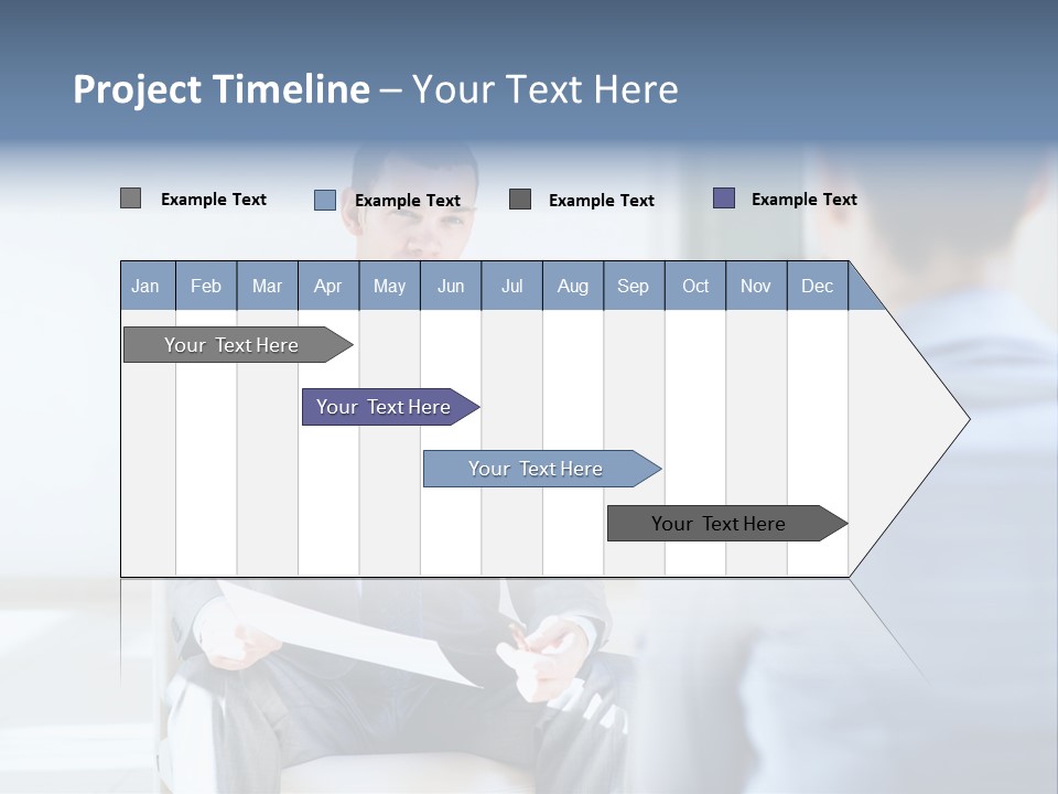 Office Happiness Businessteam PowerPoint Template