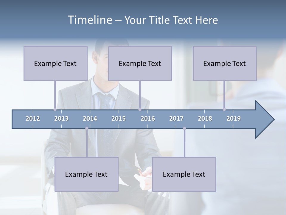 Office Happiness Businessteam PowerPoint Template