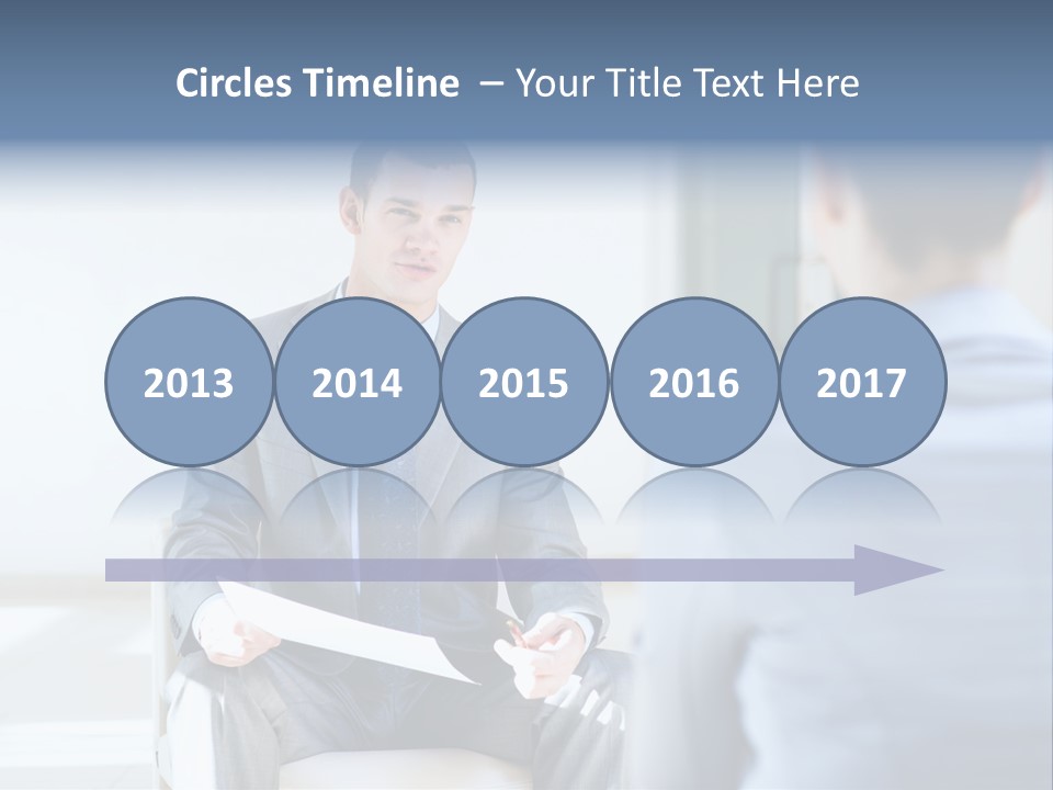 Office Happiness Businessteam PowerPoint Template