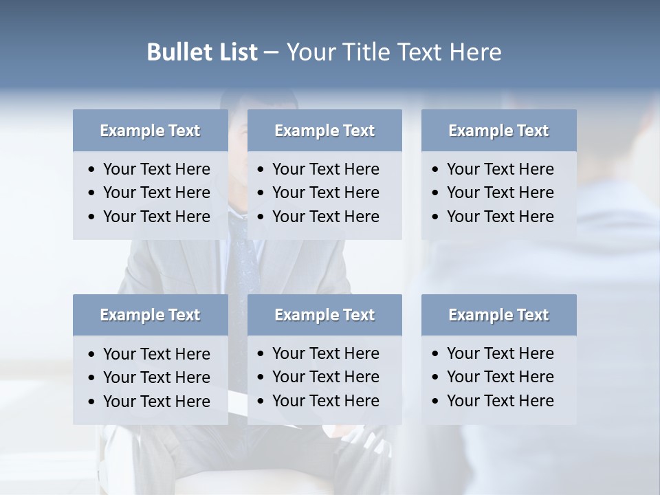 Office Happiness Businessteam PowerPoint Template