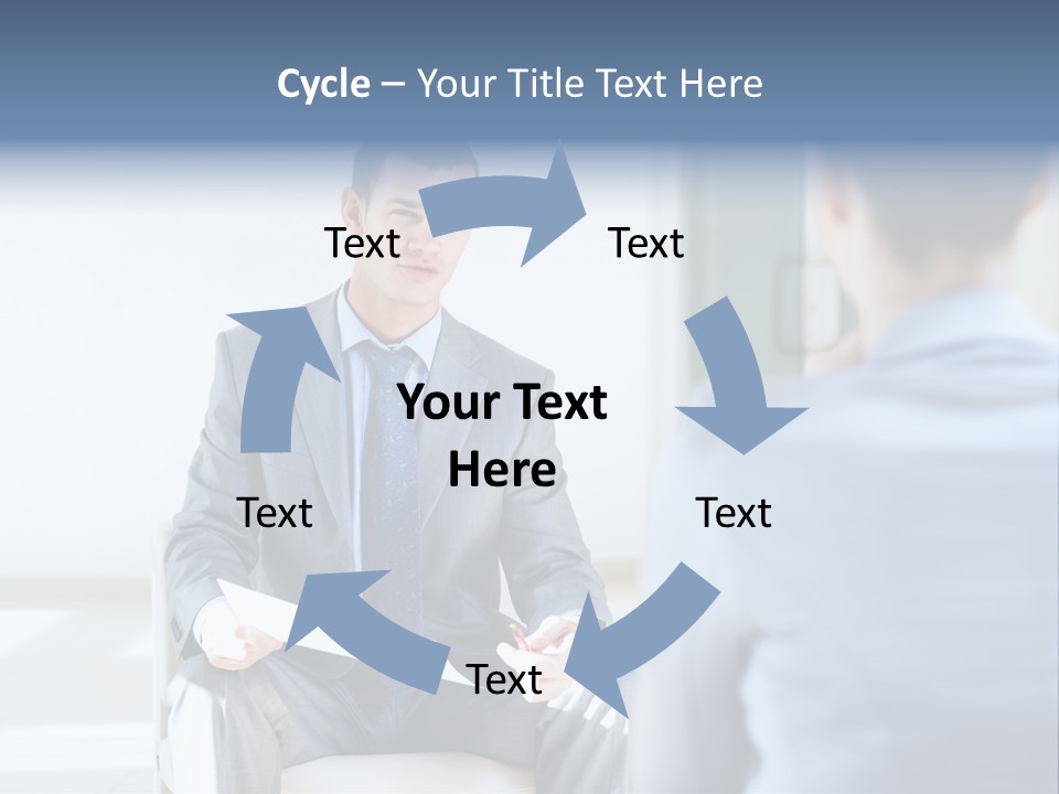 Office Happiness Businessteam PowerPoint Template