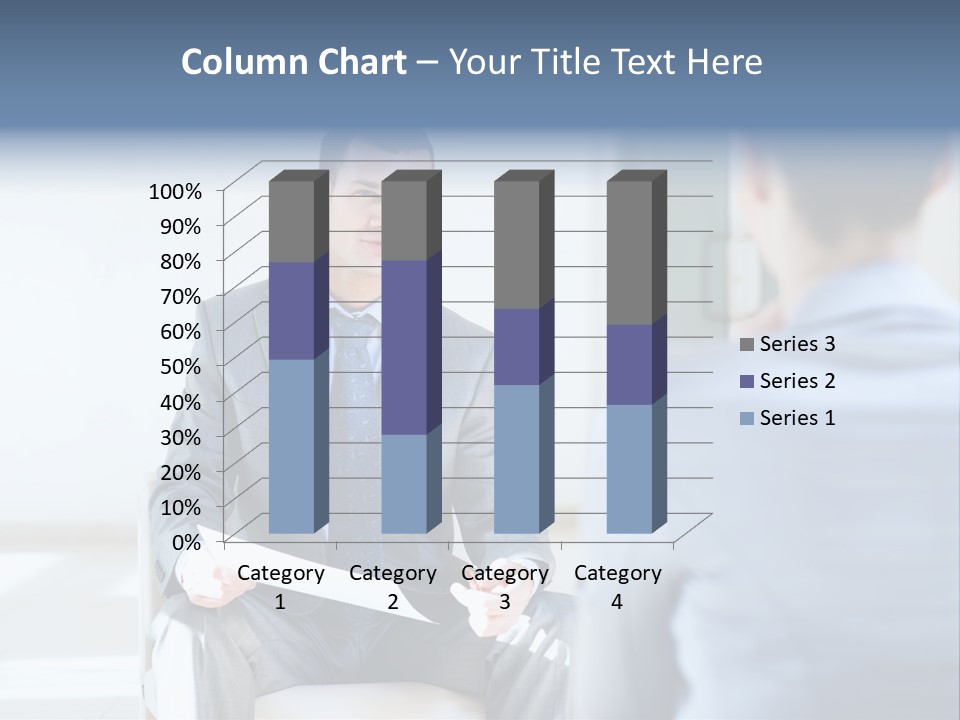 Office Happiness Businessteam PowerPoint Template