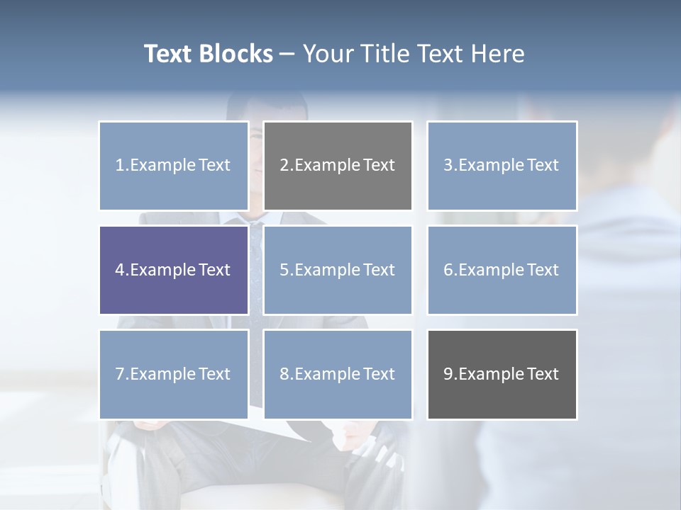 Office Happiness Businessteam PowerPoint Template