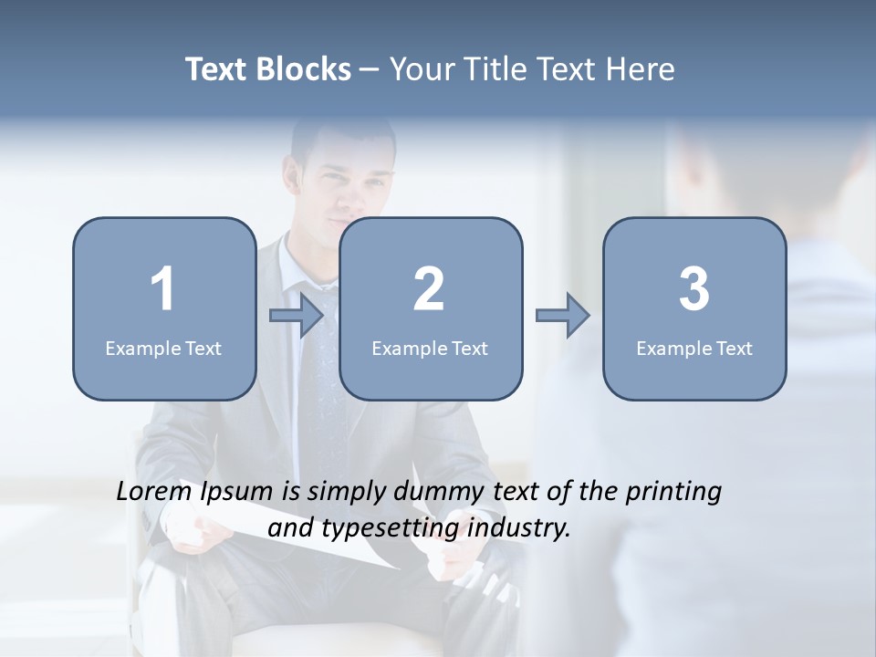 Office Happiness Businessteam PowerPoint Template