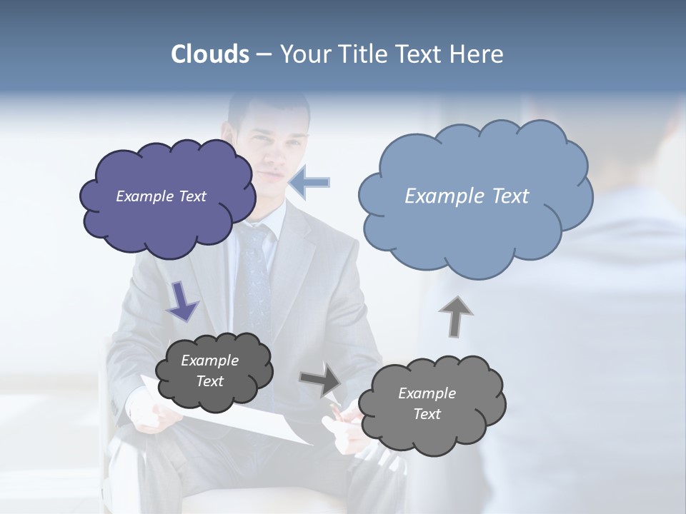 Office Happiness Businessteam PowerPoint Template