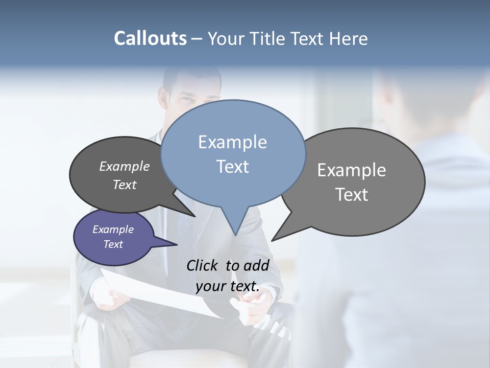 Office Happiness Businessteam PowerPoint Template