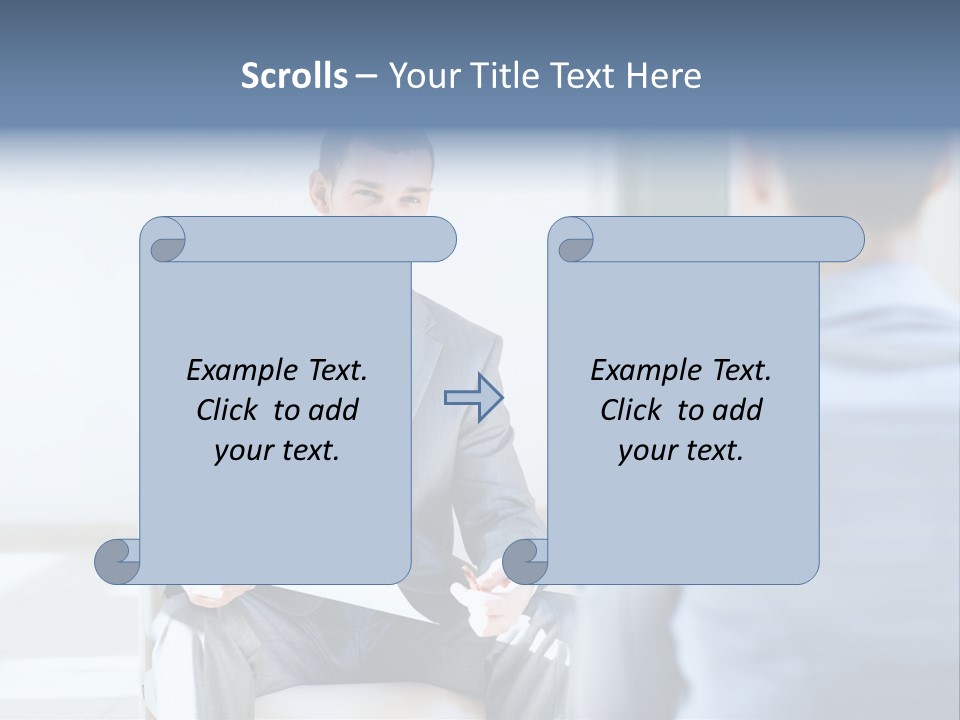Office Happiness Businessteam PowerPoint Template