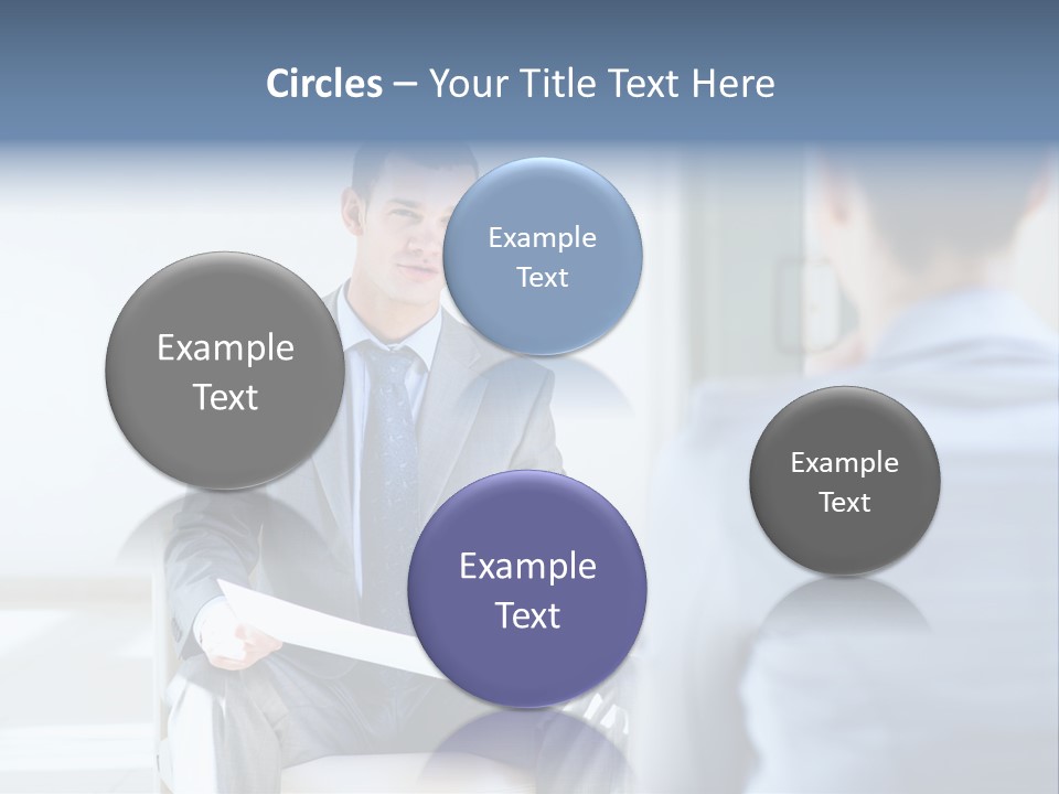 Office Happiness Businessteam PowerPoint Template