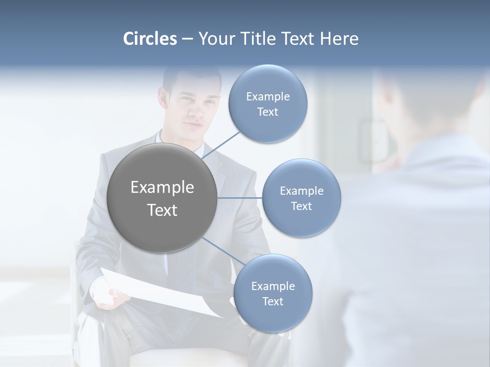 Office Happiness Businessteam PowerPoint Template