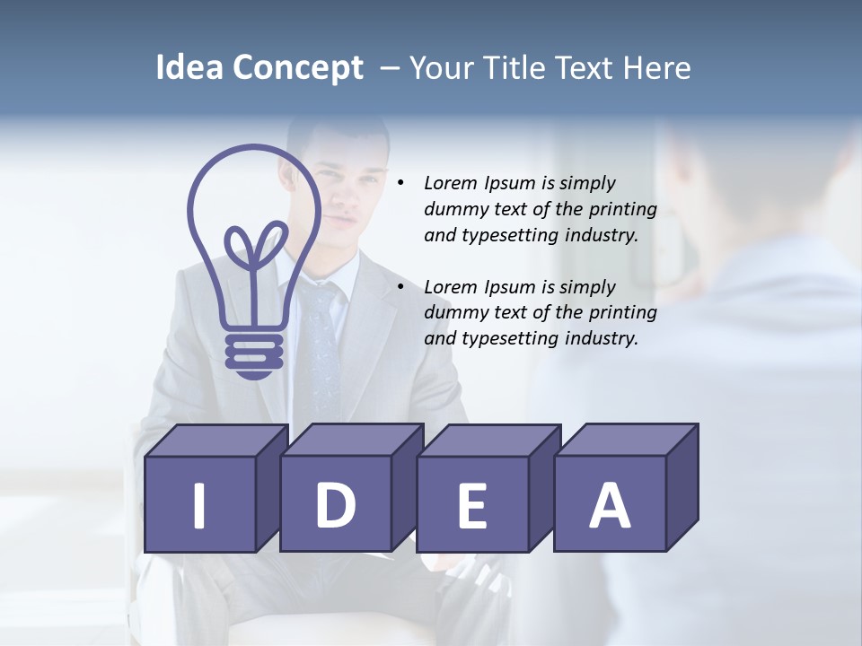 Office Happiness Businessteam PowerPoint Template