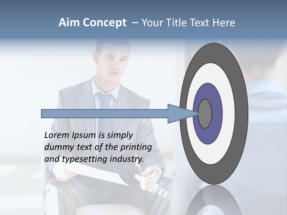 Office Happiness Businessteam PowerPoint Template