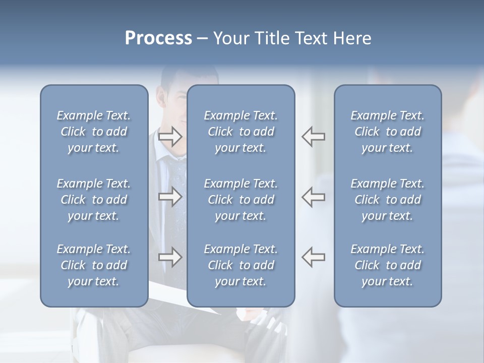 Office Happiness Businessteam PowerPoint Template
