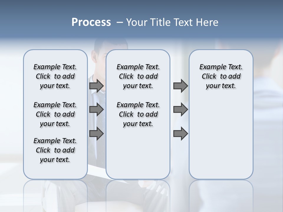 Office Happiness Businessteam PowerPoint Template