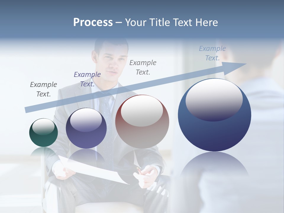 Office Happiness Businessteam PowerPoint Template