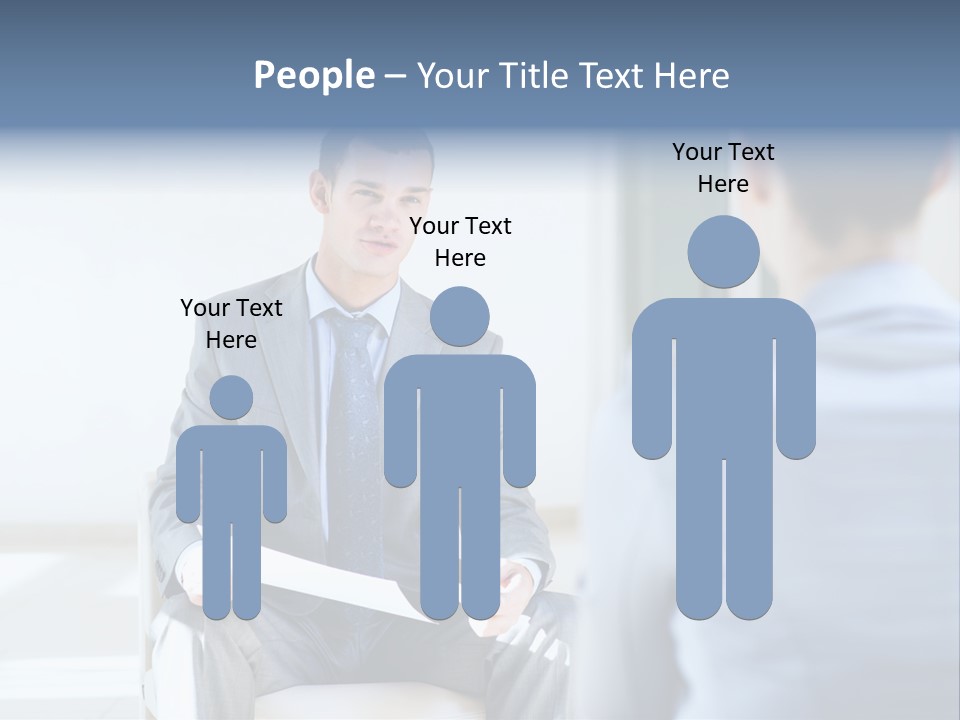 Office Happiness Businessteam PowerPoint Template