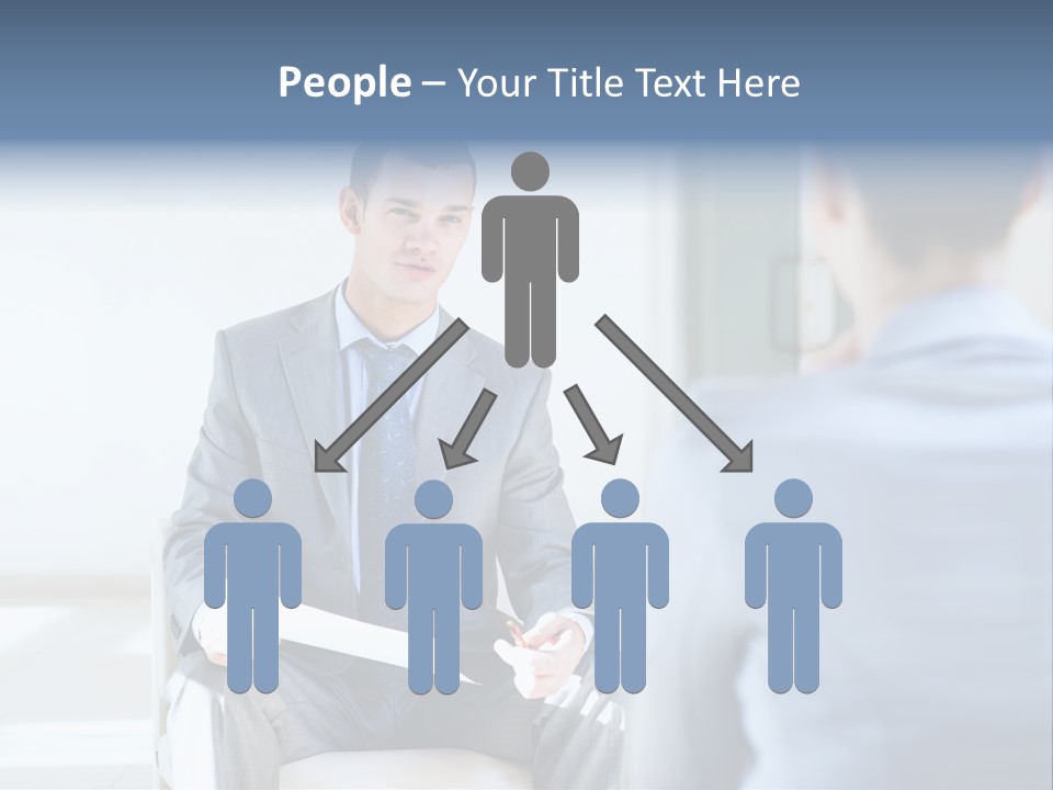 Office Happiness Businessteam PowerPoint Template