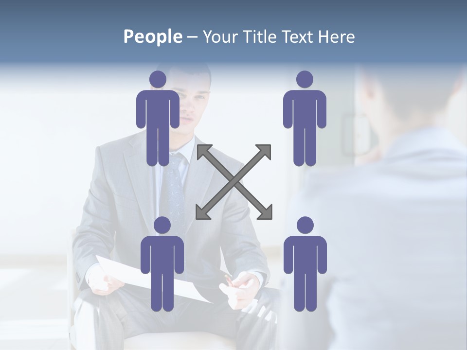 Office Happiness Businessteam PowerPoint Template