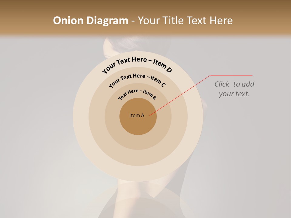 A Woman In A Black Dress Sitting On A Table PowerPoint Template