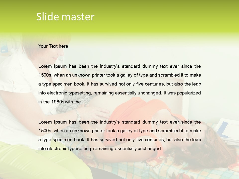 Office Mother Medical PowerPoint Template