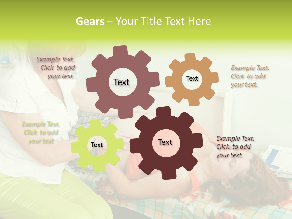 Office Mother Medical PowerPoint Template