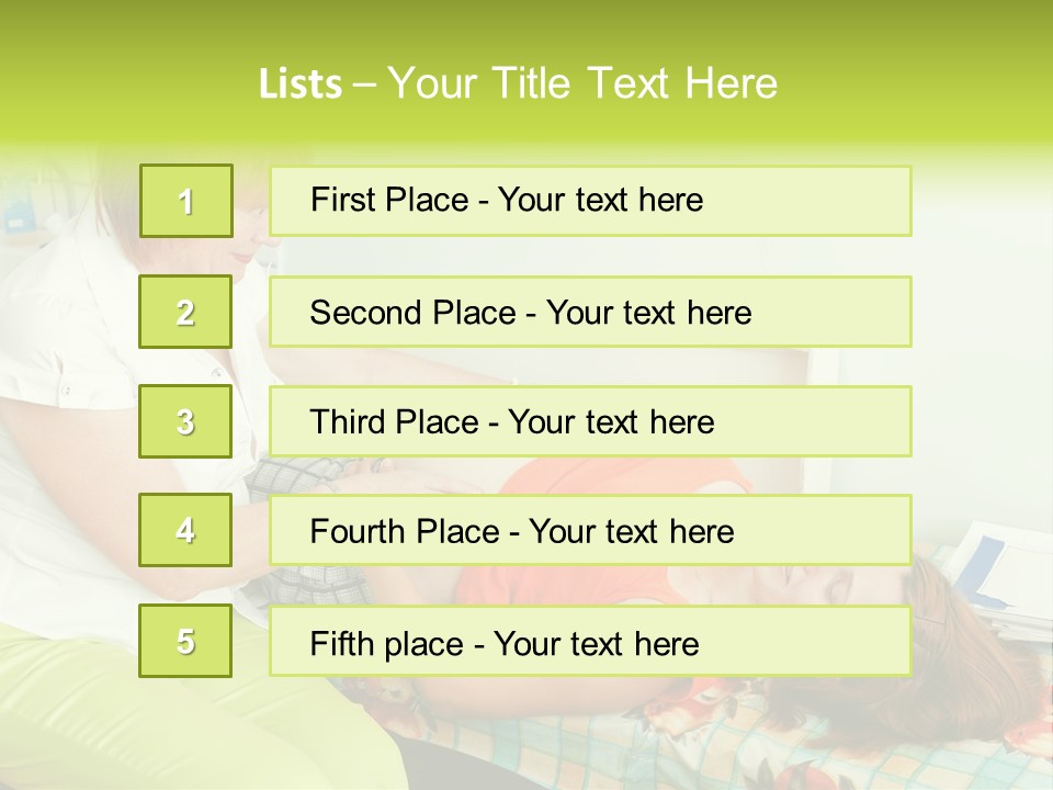 Office Mother Medical PowerPoint Template
