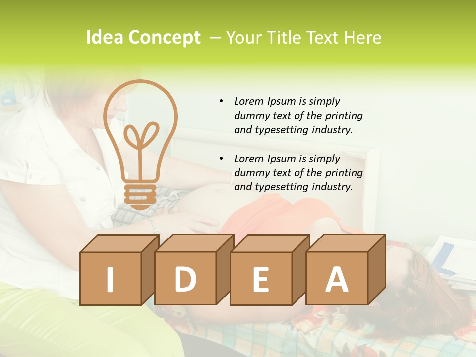 Office Mother Medical PowerPoint Template