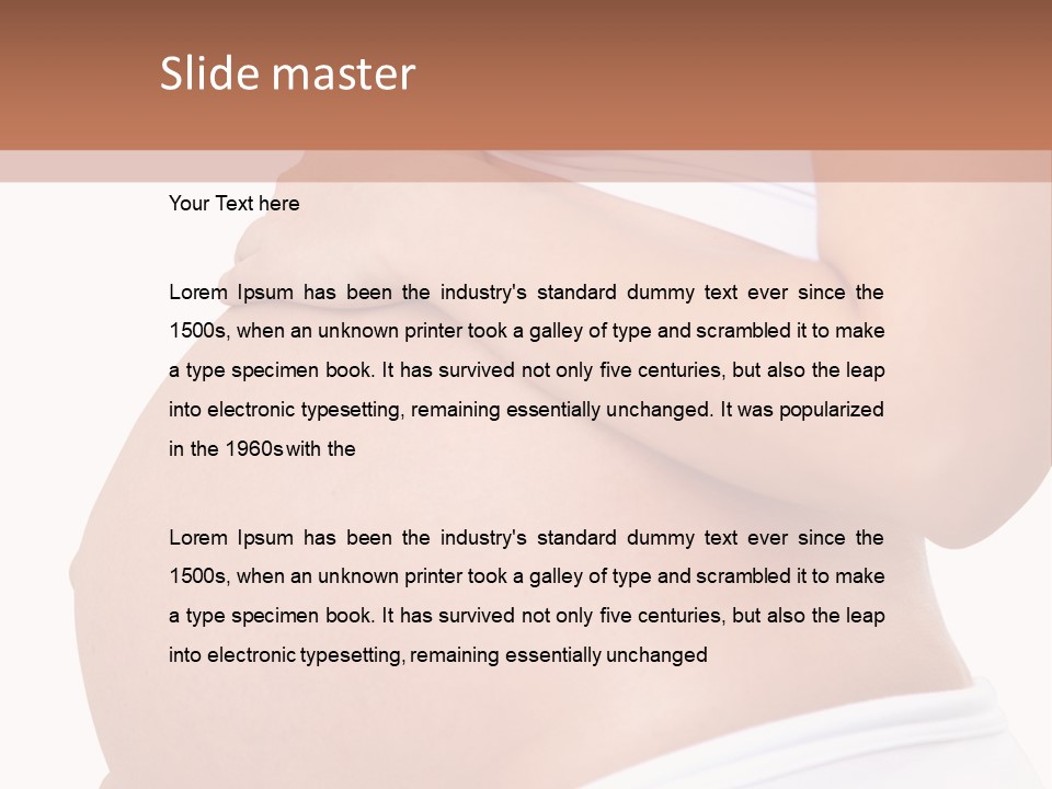 Joy Healthcare Pregnant PowerPoint Template