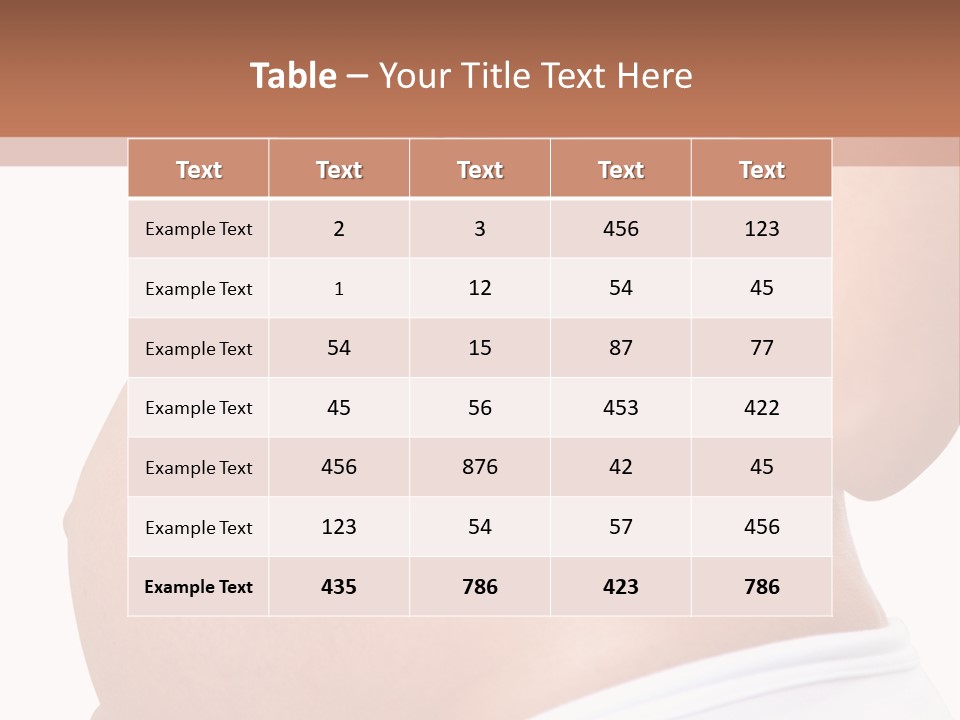 Joy Healthcare Pregnant PowerPoint Template