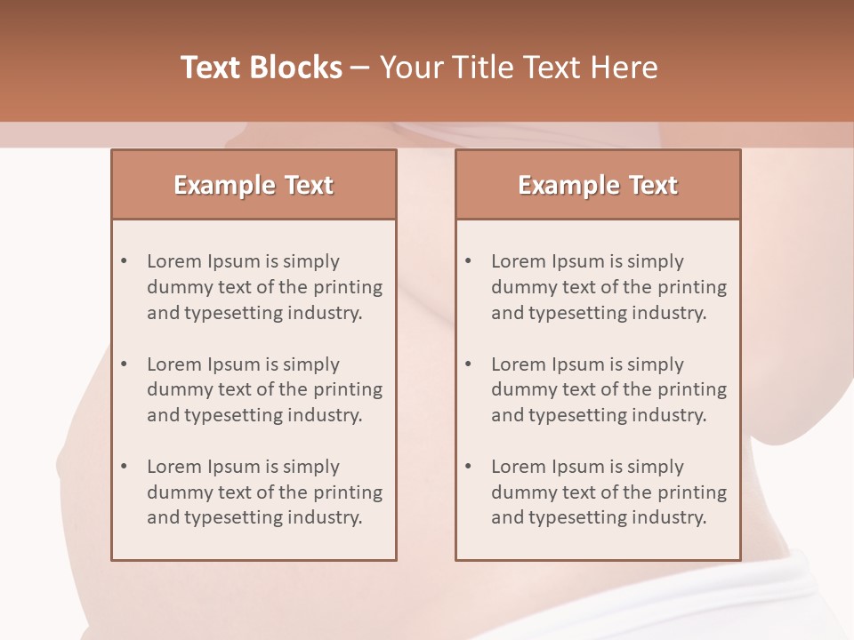 Joy Healthcare Pregnant PowerPoint Template