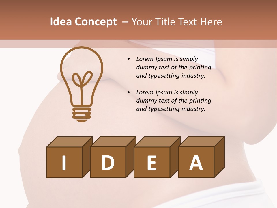 Joy Healthcare Pregnant PowerPoint Template