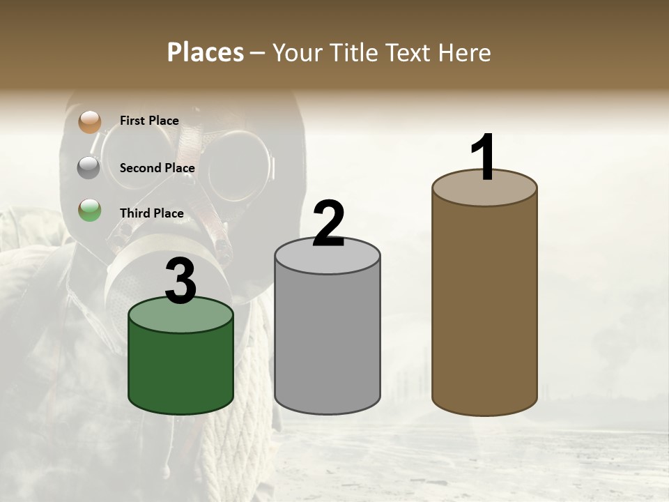 Mask Busy Survivor PowerPoint Template