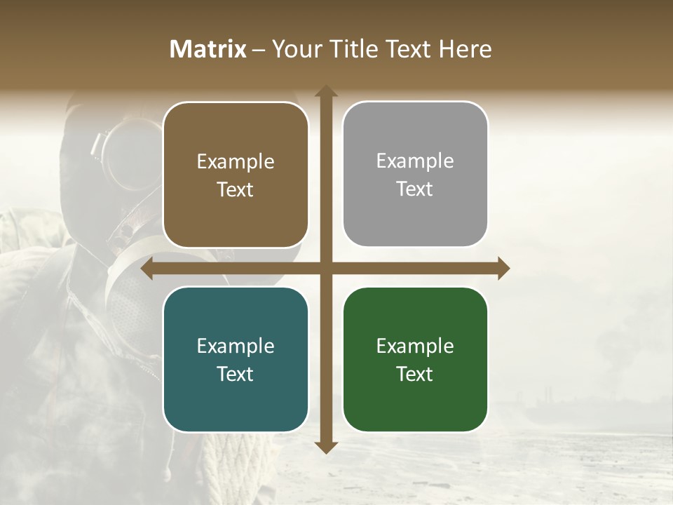 Mask Busy Survivor PowerPoint Template