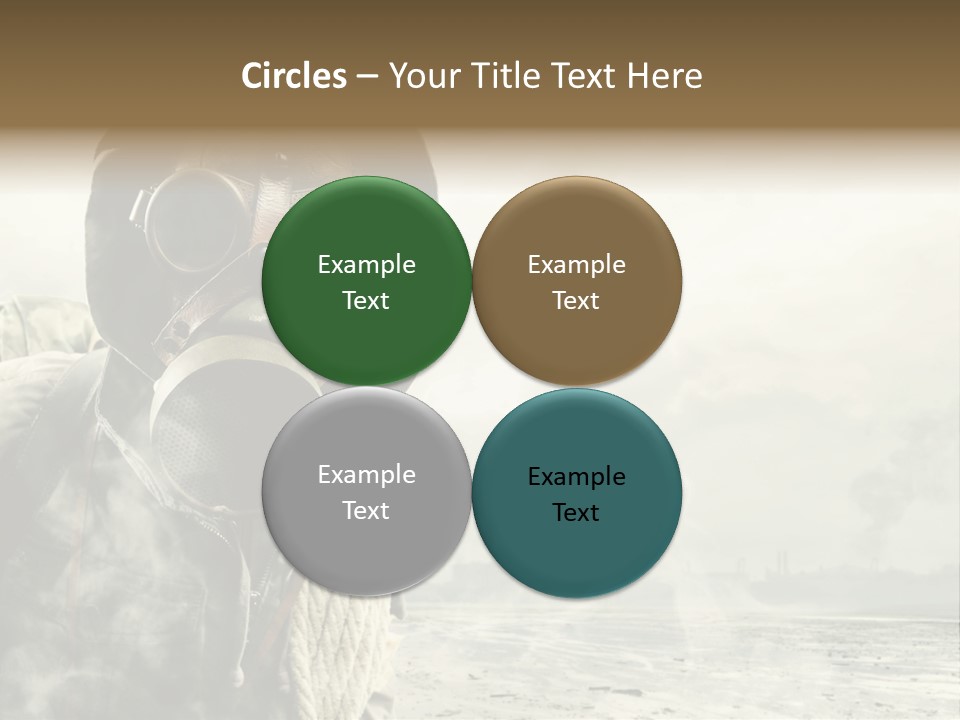 Mask Busy Survivor PowerPoint Template