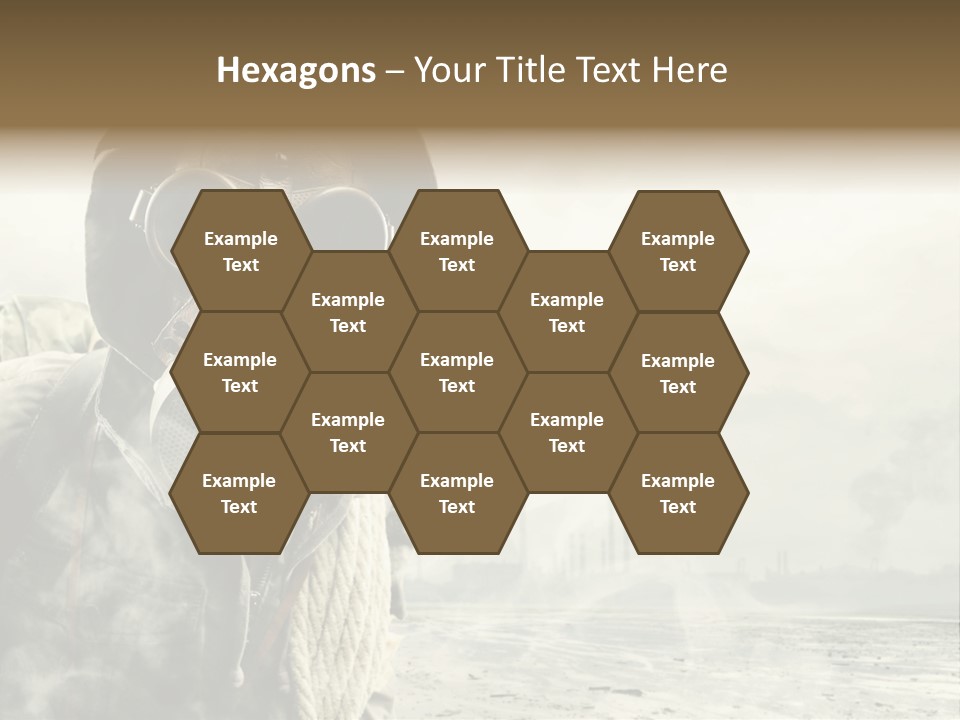 Mask Busy Survivor PowerPoint Template