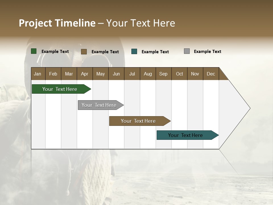 Mask Busy Survivor PowerPoint Template
