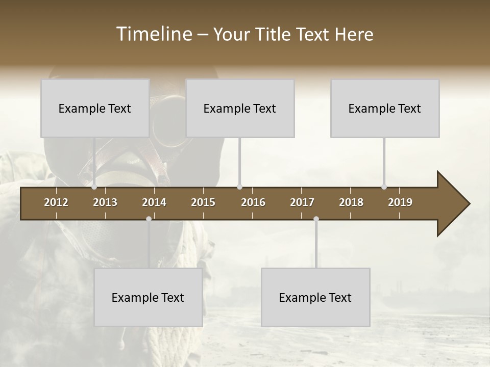 Mask Busy Survivor PowerPoint Template