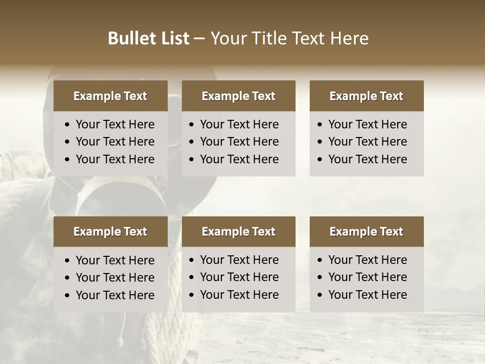 Mask Busy Survivor PowerPoint Template