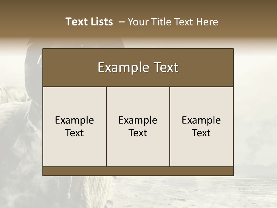 Mask Busy Survivor PowerPoint Template