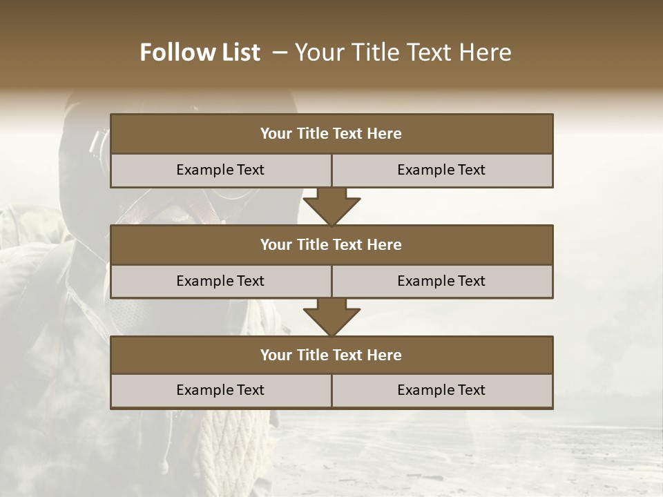 Mask Busy Survivor PowerPoint Template