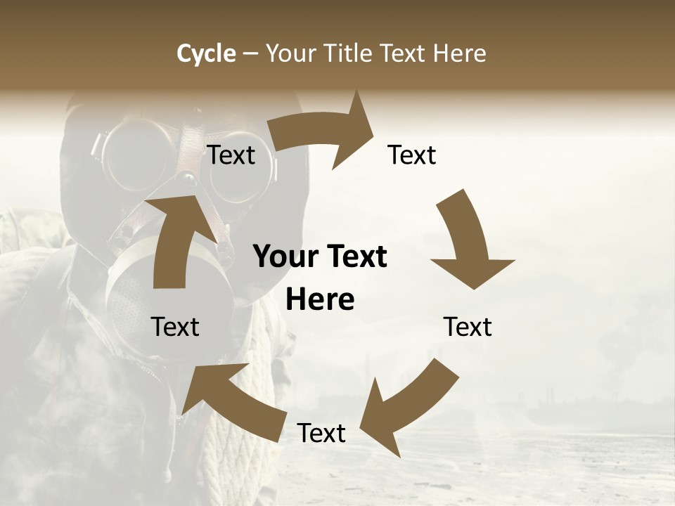 Mask Busy Survivor PowerPoint Template