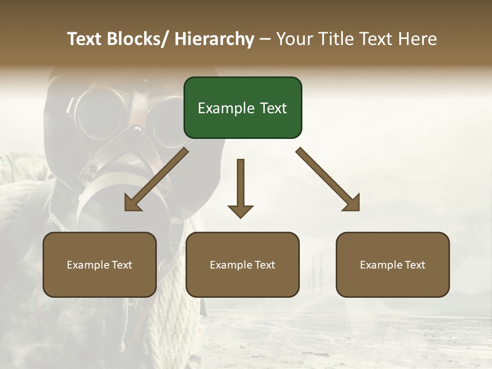 Mask Busy Survivor PowerPoint Template