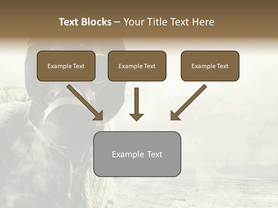 Mask Busy Survivor PowerPoint Template