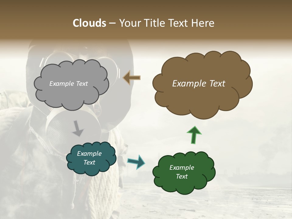 Mask Busy Survivor PowerPoint Template