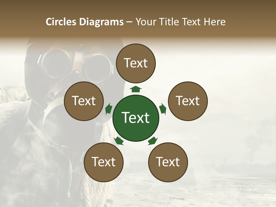 Mask Busy Survivor PowerPoint Template